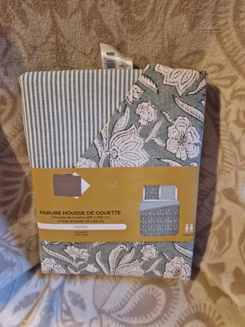 Parure housse de couette 200 x 200 cl1 