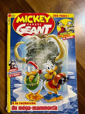 Bd Mickey, parade géant, numéro 337 à la recherche du méga mammouth