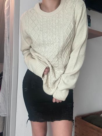 Pull crème kiabi