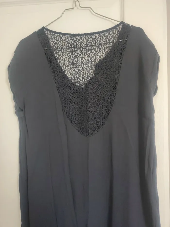 Robe tunique bleue marine 40 - photo numéro 2