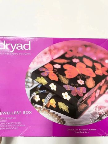 Kit créatif pour réaliser une boîte à bijoux