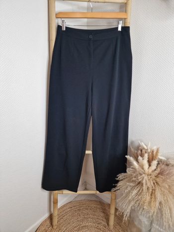 Pantalon noir évasé droit - Cache-Cache taille 42 💎