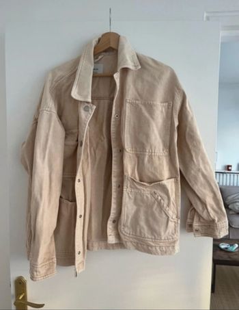 Veste beige en jean