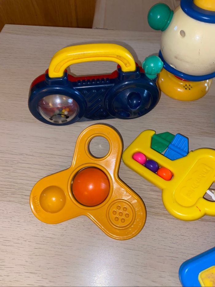 Hochets jouet bébé éveil Fisher price berchet Mattel tomy 1992 1994 1998 2007 - photo numéro 7