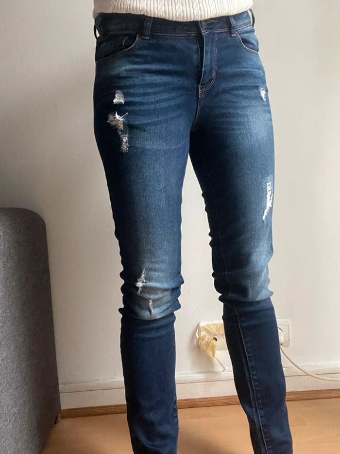 Jean droit avec ceinture Women Only - T36/S - photo numéro 2