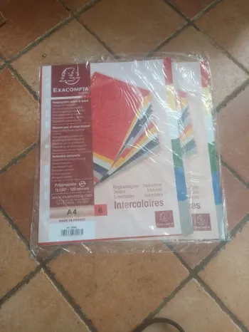 2 lots 6 intercalaires