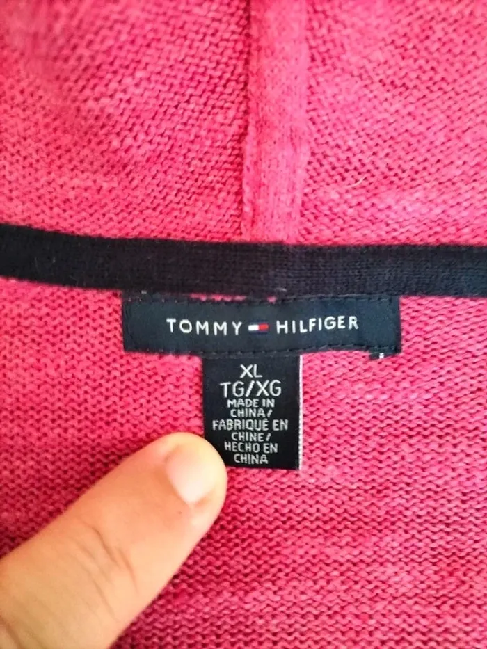 Sweat à Capuche Femmes 100% Coton - Tommy Hilfiger - Taille XL - photo numéro 7