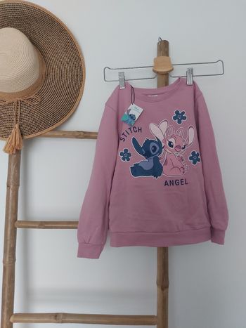Sweat pull fille Stitch Disney 8 ans