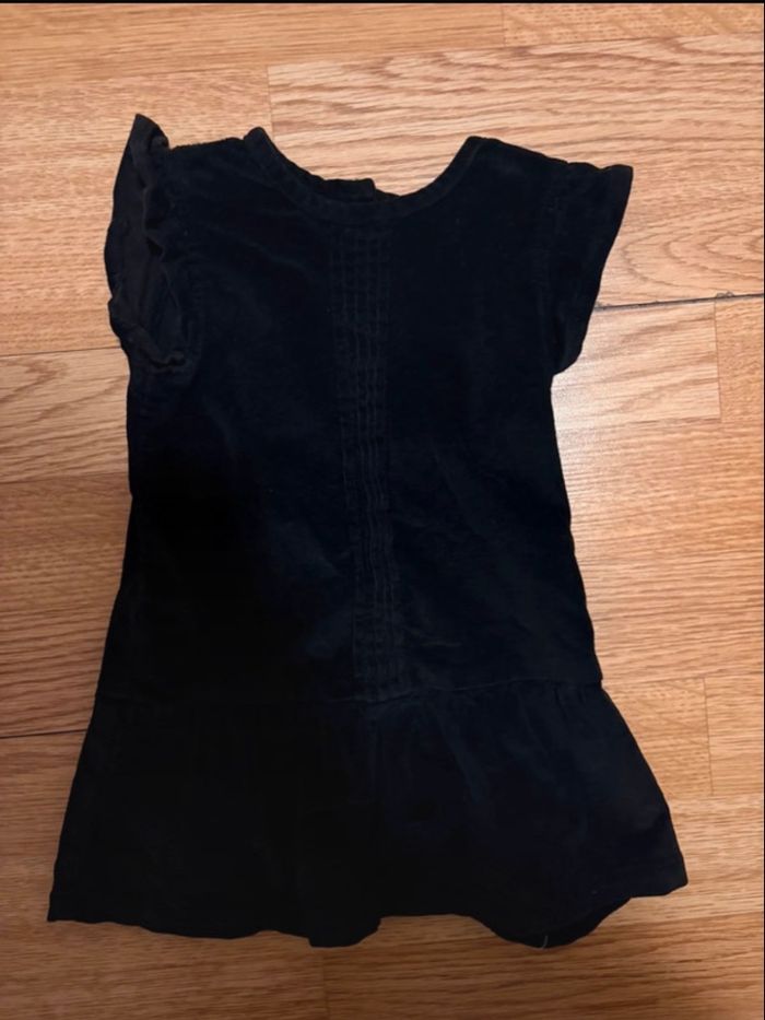 Robe en velours noire