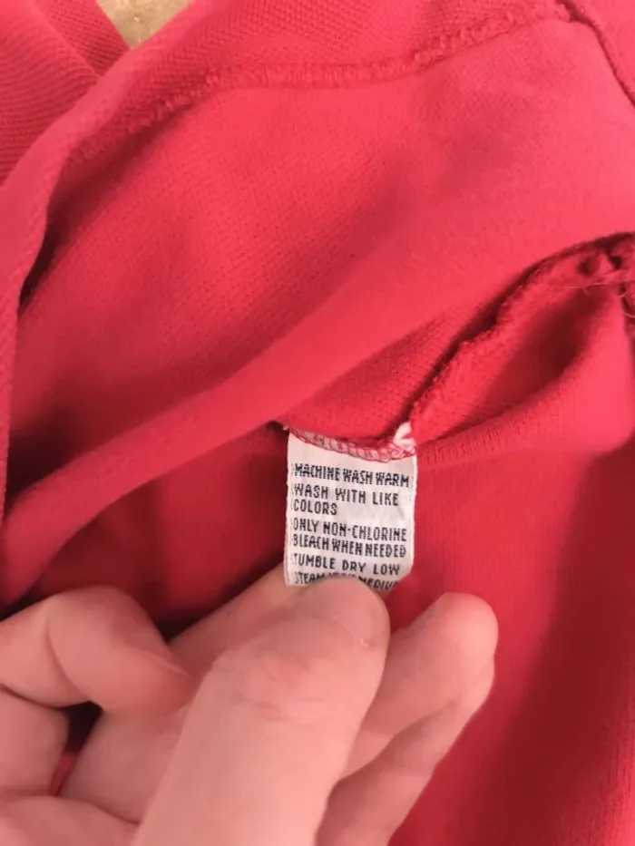 Polo Ralph Lauren homme taille XXL rouge logo noir quelques défauts - photo numéro 9