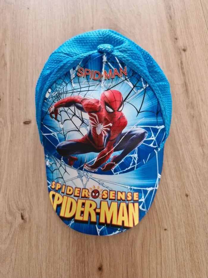 Casquette Spider-Man bleue – Enfant-Neuf - photo numéro 3