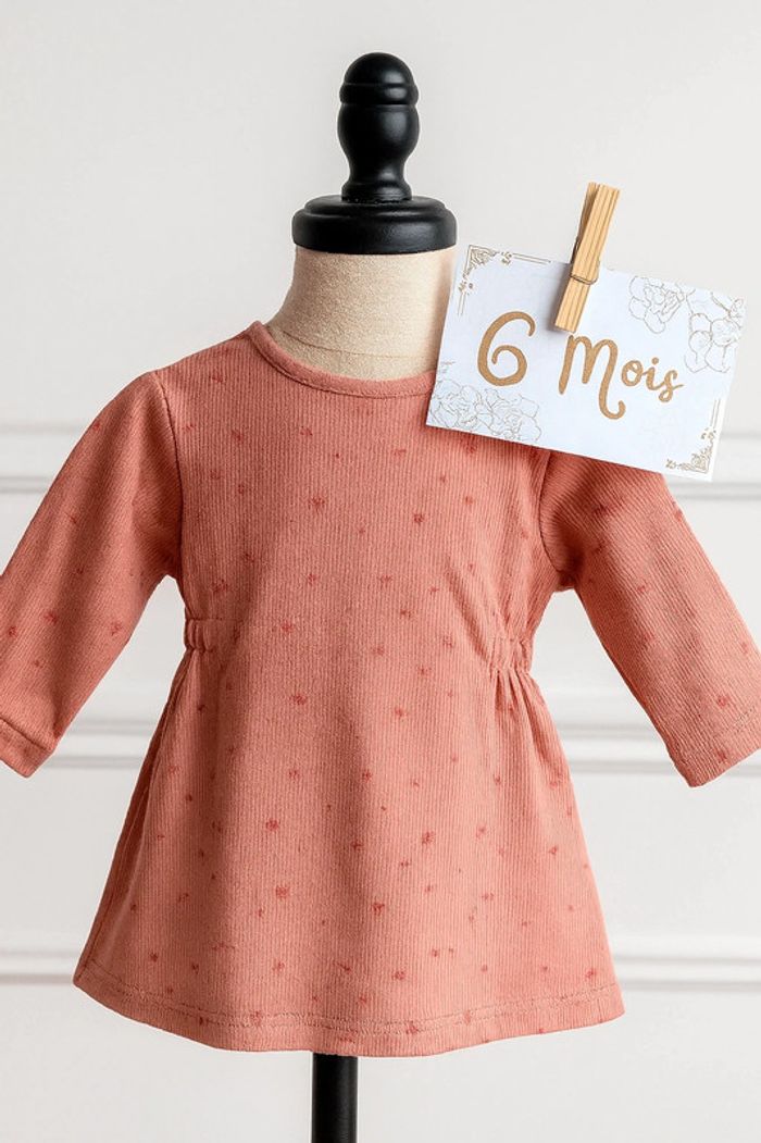 Robe manche longue 6mois Babybol