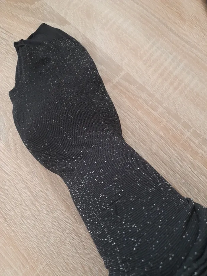 Paires de collants noirs à paillettes - photo numéro 5