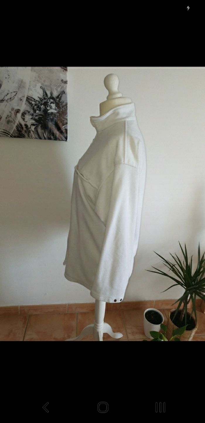 Polaire blanche mixte - photo numéro 2