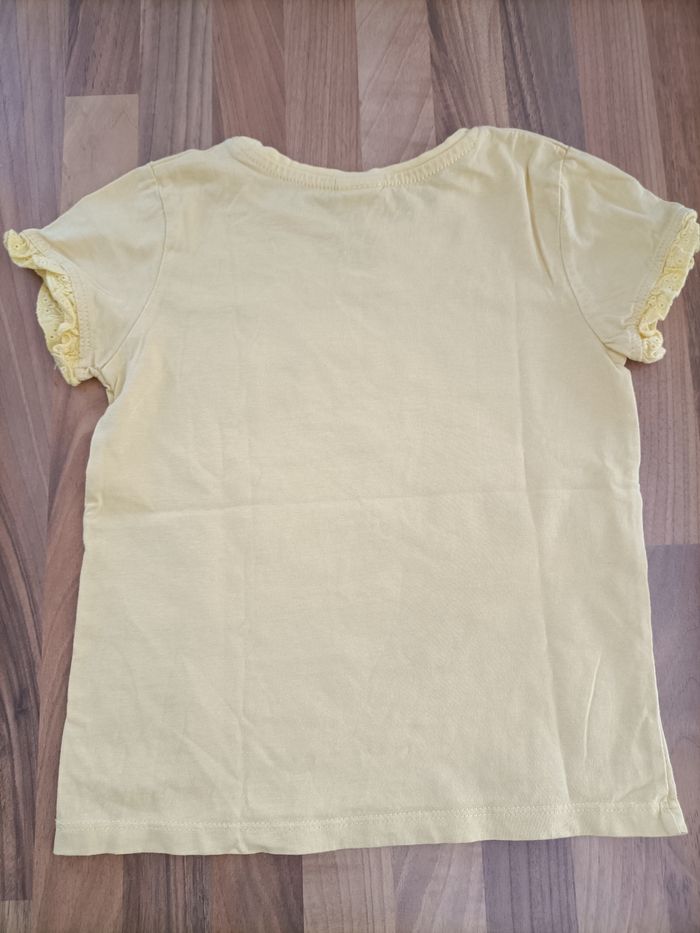 Tee-shirt jaune motif tournesols 5-6 ans🌻palomino - photo numéro 7