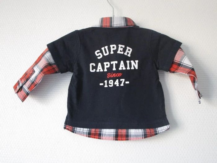 Polo marine Gémo 6 mois TBE - photo numéro 4