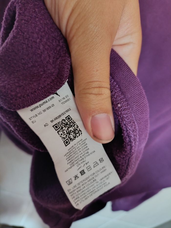 Pull puma violet - photo numéro 6