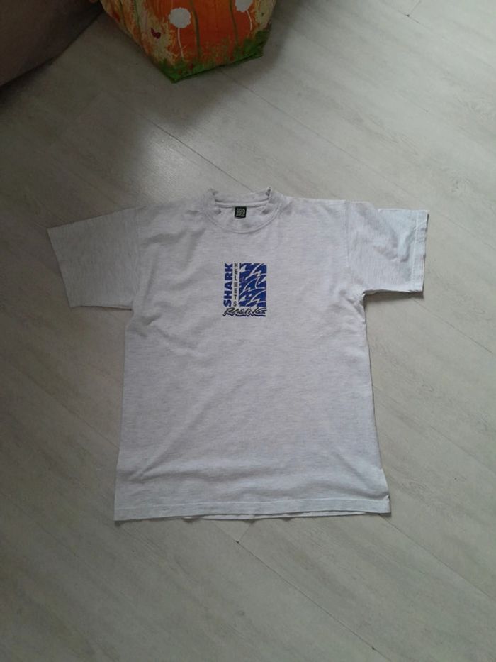 Tee shirt moto vintage shark helmets racing - photo numéro 4