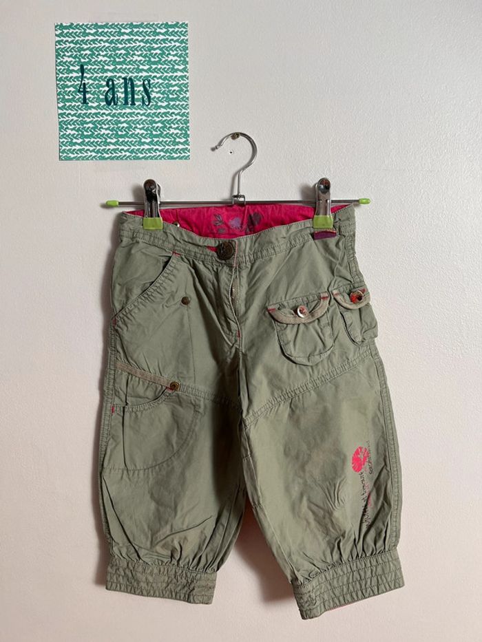 Pantacourt kaki 4 ans