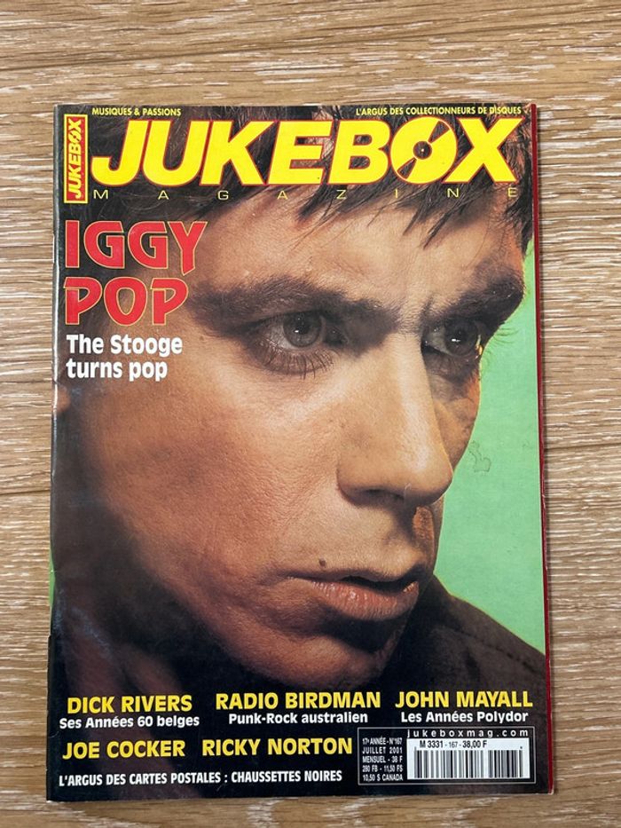 Revue jukebox magazine - 167 - juillet 2001