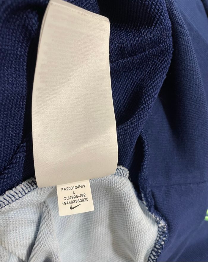 Sweat Nike Dri-FIT taille L à Capuche Homme peu porté Bleu Marine Nike - photo numéro 3