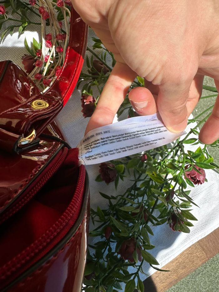 🌸Sac à main / bandoulière bordeaux – GEMO🌸 - photo numéro 9