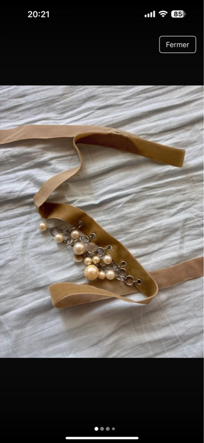 Collier ceinture perles - photo numéro 4