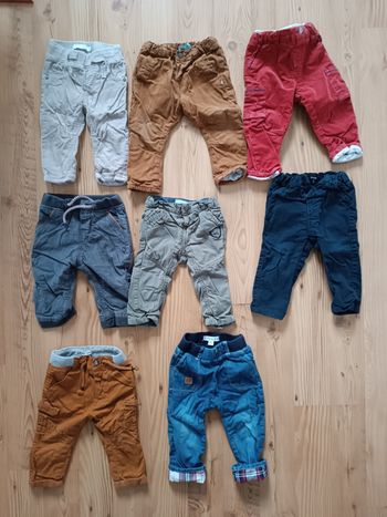 Lot pantalons garçon 12 mois