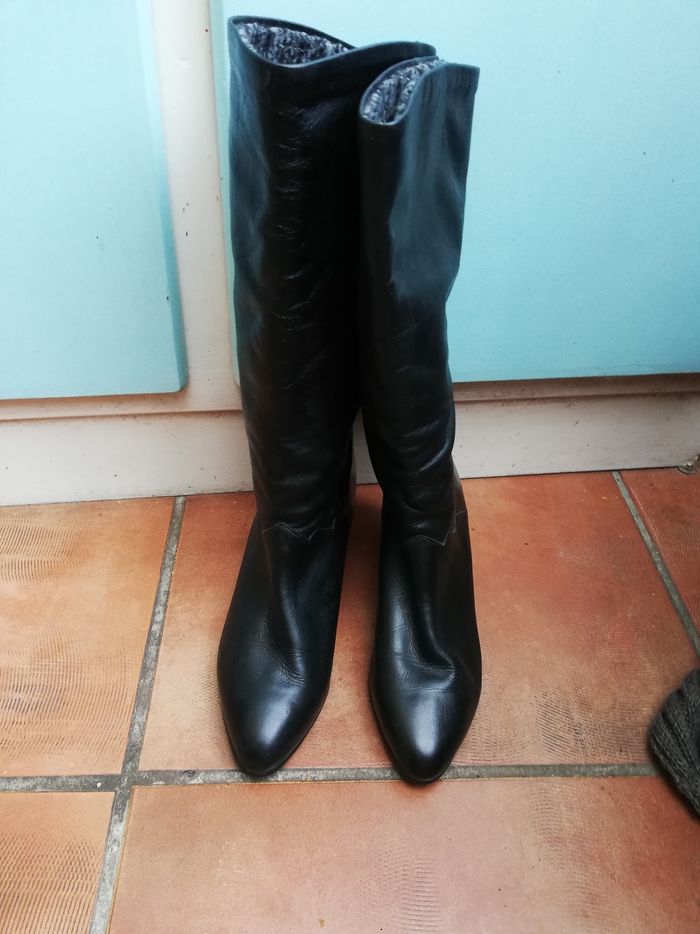 Bottes noires femme  p40 - photo numéro 9