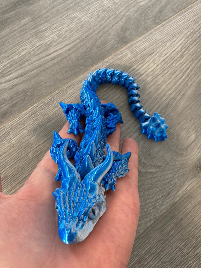 Superbe dragon bleue - photo numéro 5