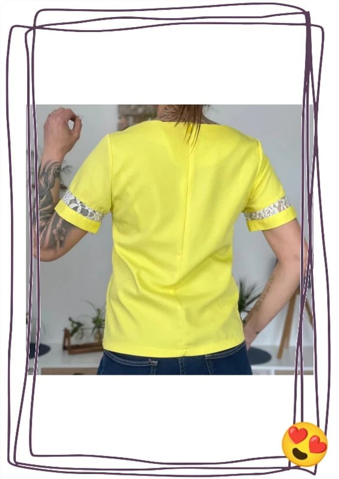 Blouse manches courtes taille M - Cherry koko - photo numéro 5