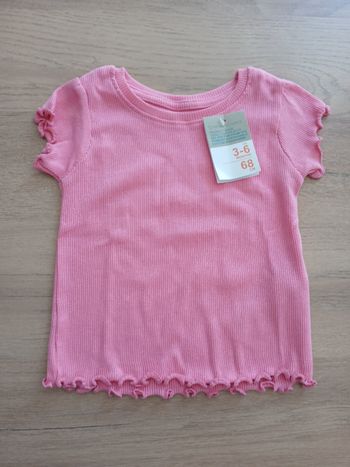 T-shirt bébé fille - taille 3 /6 - neuf avec étiquettes