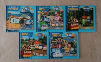 Lot de livres "Robocar Poli"