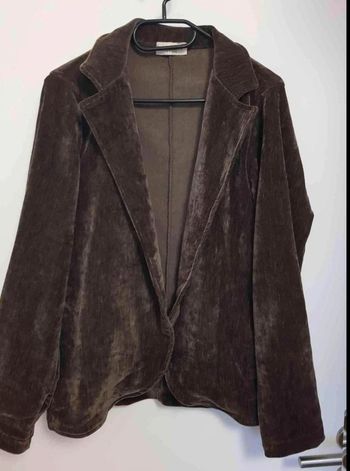 Blazer  ouvert velour taille 38  40