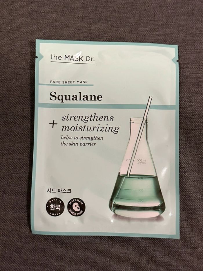 Masque Visage en Tissu Squalane Neuf