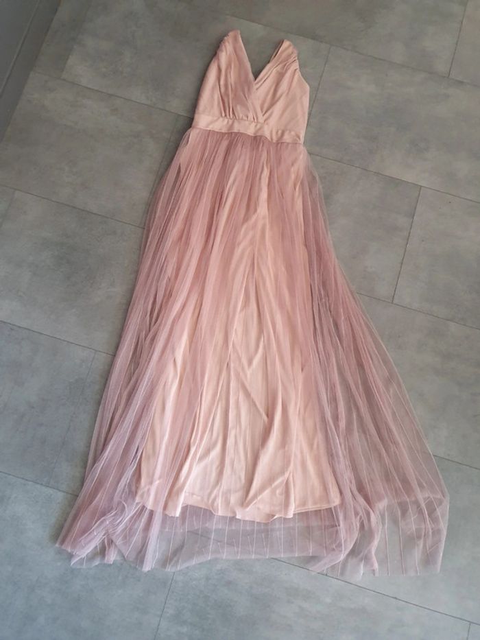 Robe soirée mariage baptème coktail   T 38 - photo numéro 2