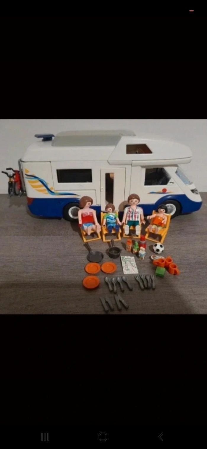Camping car playmobil Playmobil Beebs