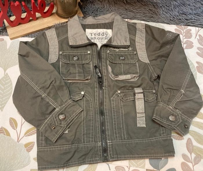 Veste Teddy Brown - 4 ans - photo numéro 3