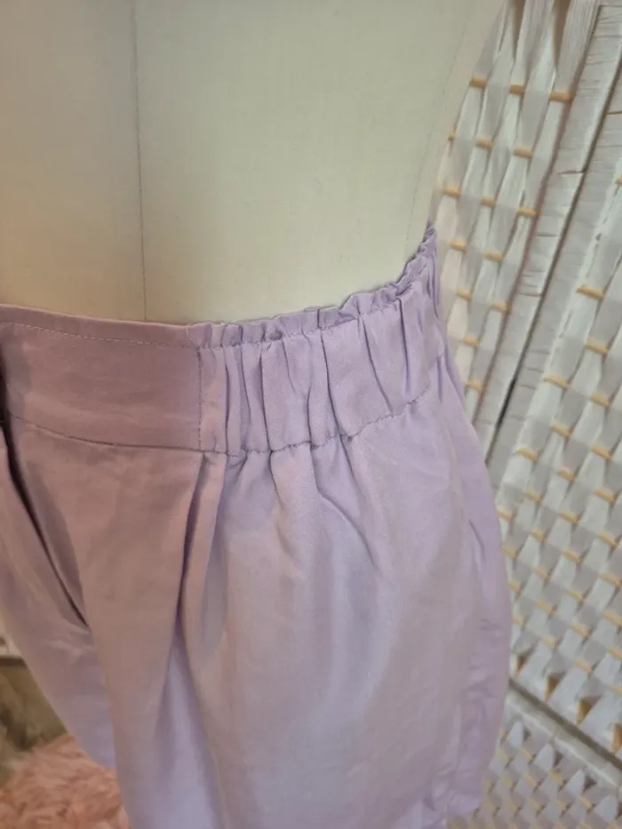 💕joli short taille haute fluide Mauve - tendance et féminin TS / 36 bizzbee 💕 - photo numéro 4