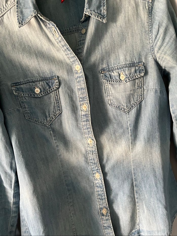 Chemise en jean H&M T34 - photo numéro 2