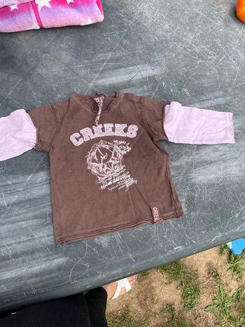 Maillot manches longues fille 12 mois