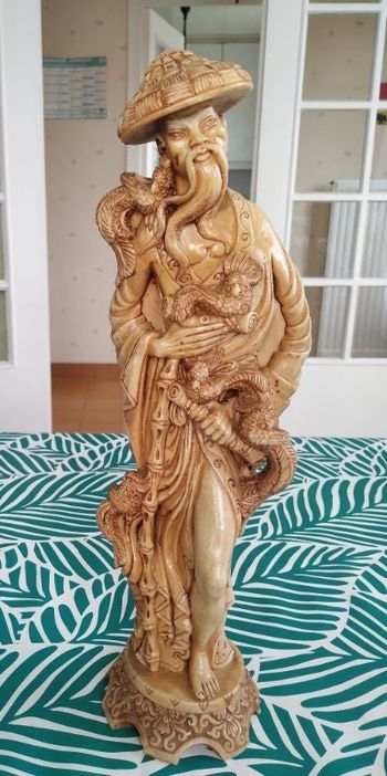 Statue homme japonnais 40 cm