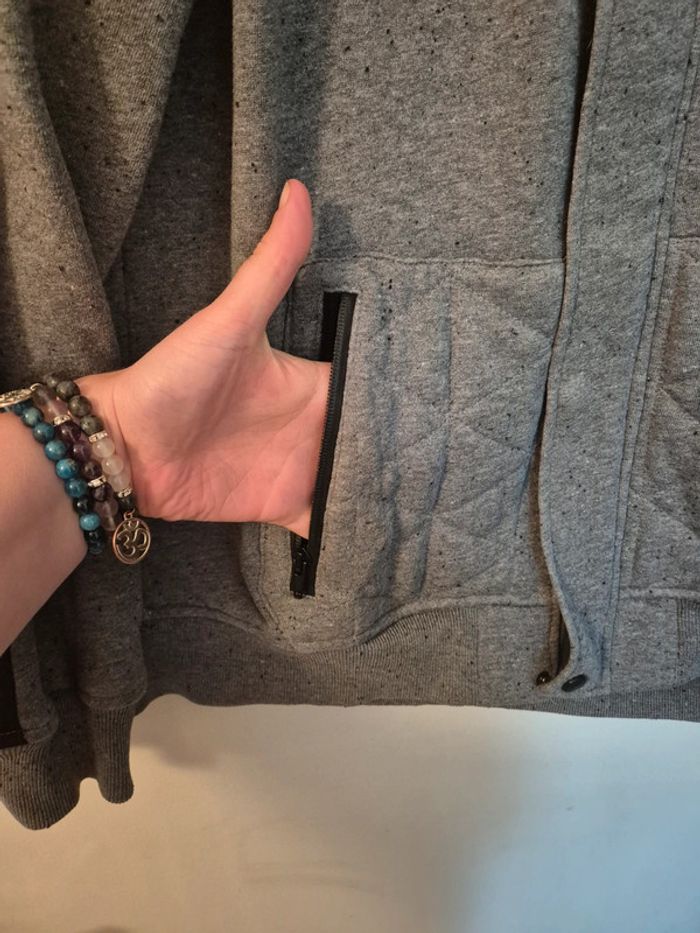 Veste grise et noire Jules taille L - photo numéro 4