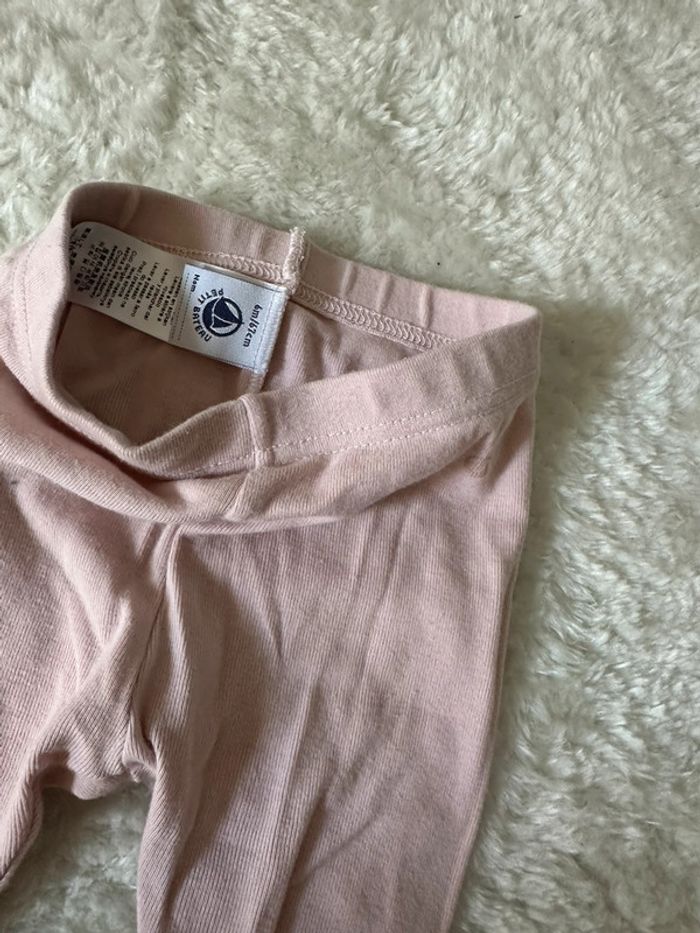 Pantalon / Legging Petit Bateau rose | Taille 6 mois - photo numéro 5