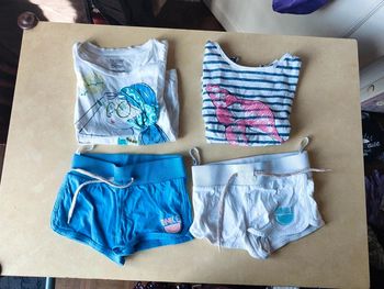 Lot 2 tenues été short t shirts 2/3 ans