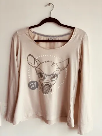 Haut de pyjama manches longues Disney Bambi