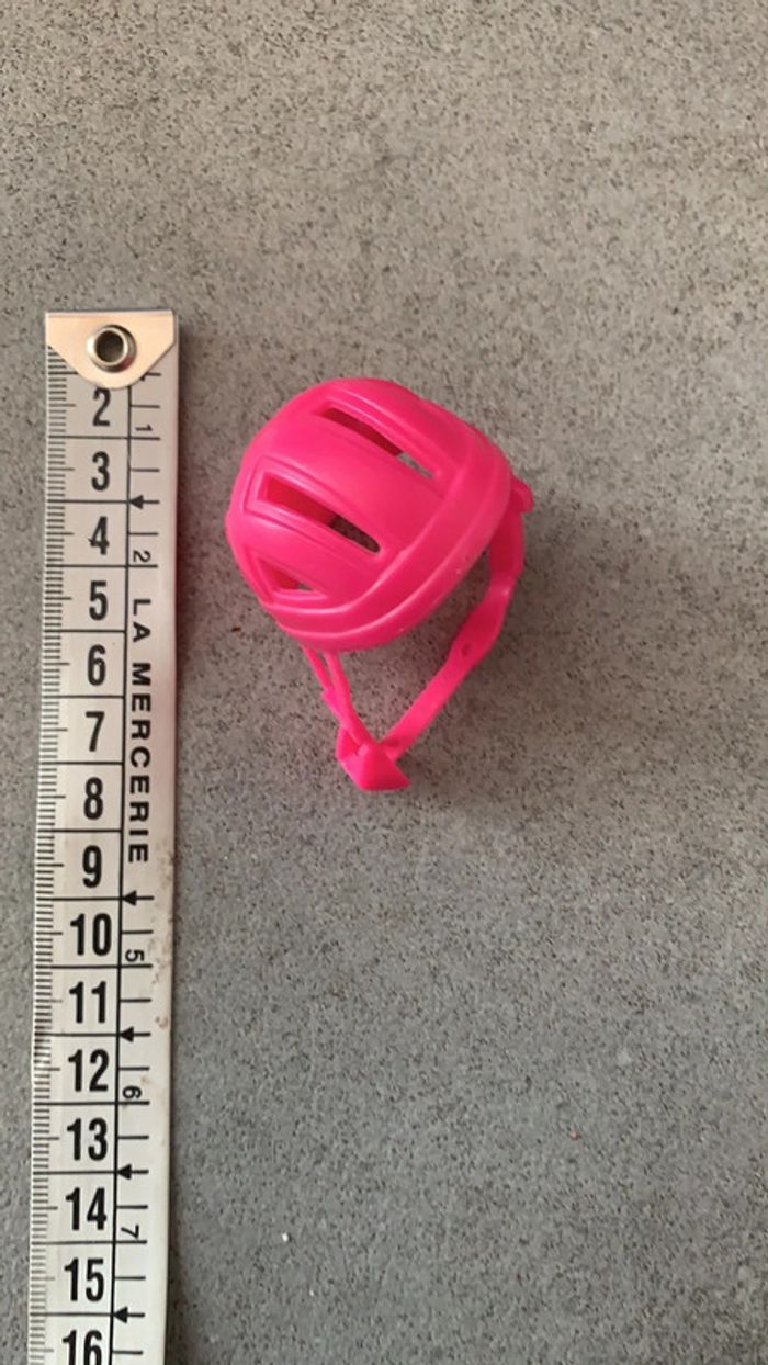 Casque vélo rose barbie