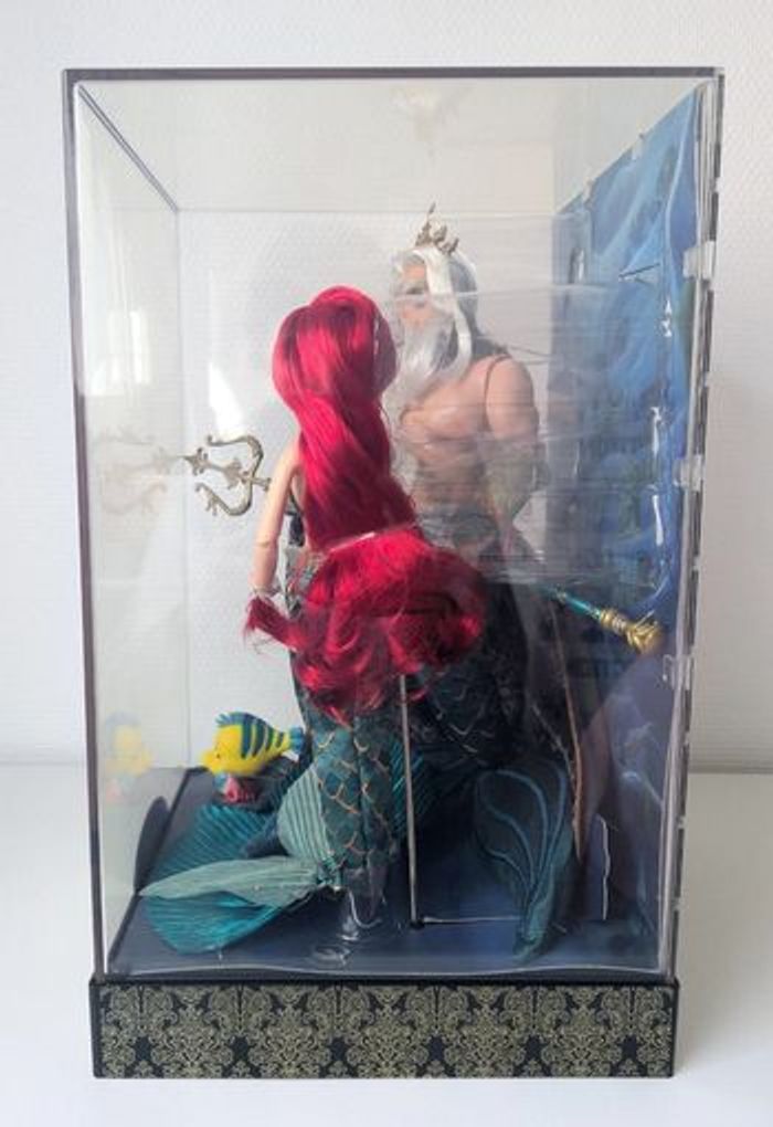 Poupée édition limitée Fairytale Ariel et Triton Disney NEUVE - photo numéro 13