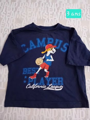 Tee-shirt "basket" en 3 ans Tissaia