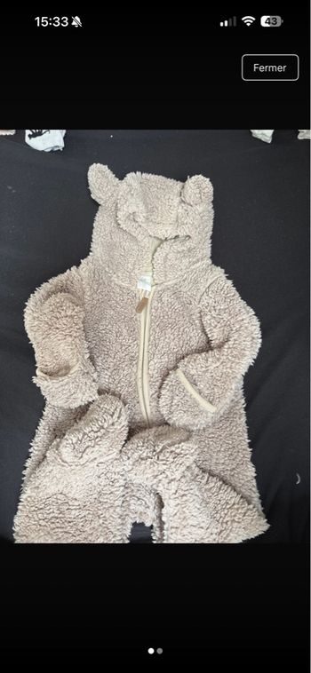 Combinaison polaire bébé 